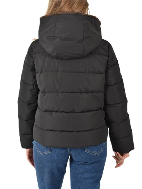 PIUMINO IN TAFFETA DONNA NERO