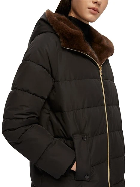 CAPPOTTO  TAFFETA DONNA NERO