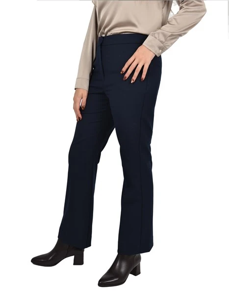 PANTALONI A ZAMPA CON PINCES TORQUAY DONNA BLU