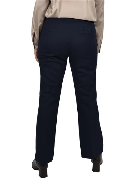 PANTALONI A ZAMPA CON PINCES TORQUAY DONNA BLU