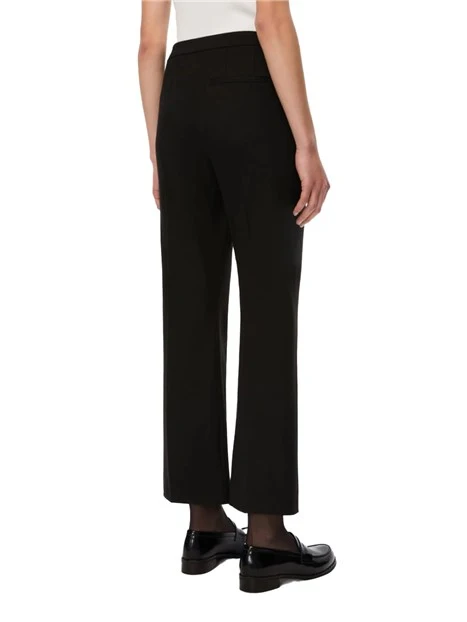 PANTALONI A ZAMPA CON PINCES TORQUAY DONNA NERO
