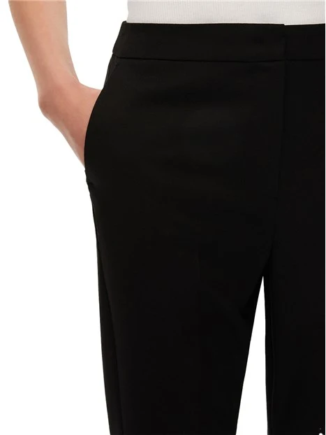 PANTALONI A ZAMPA CON PINCES TORQUAY DONNA NERO