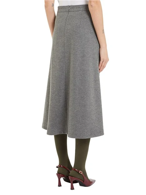 GONNA MIDI MISTO LANA ORTONA DONNA GRIGIO
