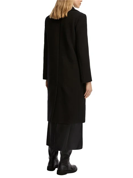 CAPPOTTO IN PANNO DONNA NERO