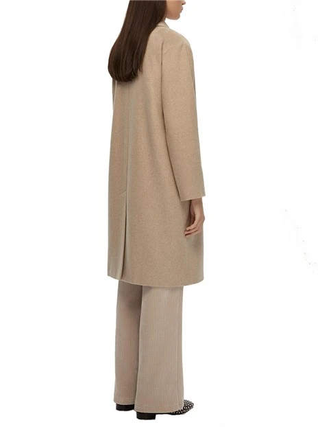 CAPPOTTO IN LANA DONNA BEIGE