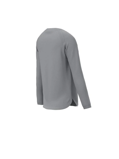 MAGLIA GIROCOLLO CON PERLE APPLICATE DONNA GRIGIO