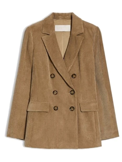 GIACCA BLAZER DOPPIOPETTO A COSTE CALAIS DONNA MARRONE