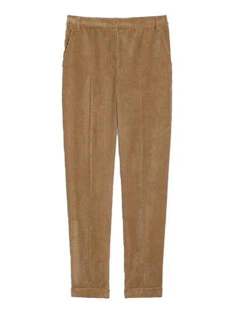 PANTALONE A COSTE  CHINO FRANCIS DONNA MARRONE