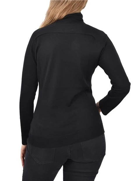 MAGLIA DOLCEVITA FIT ADERENTE DONNA NERO