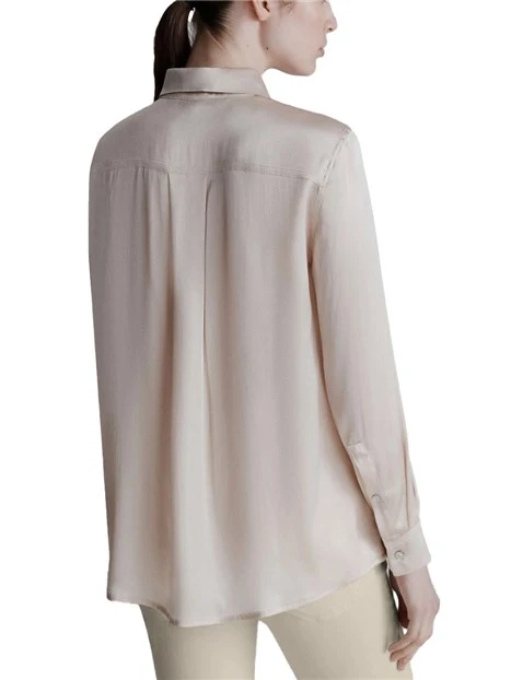 CAMICIA MISTO SETA BUNNY DONNA BIANCO
