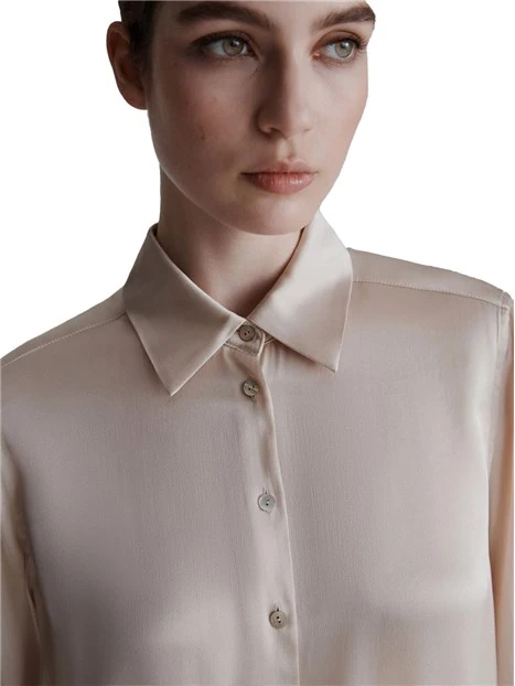 CAMICIA MISTO SETA BUNNY DONNA BIANCO