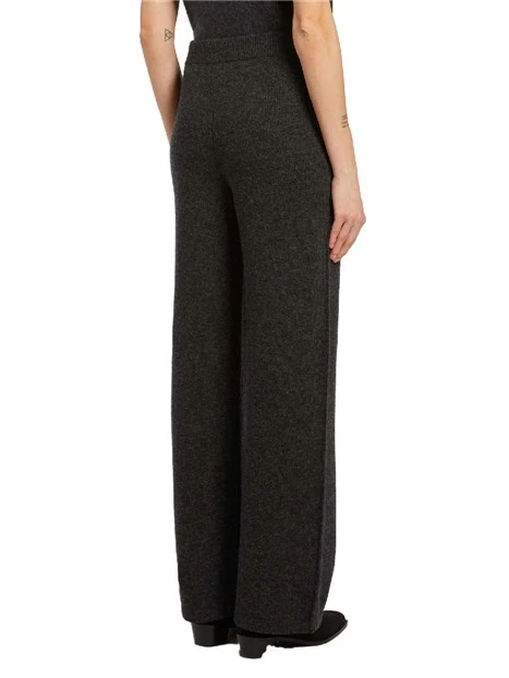 JOGGERS CON LOGO RICAMATO DONNA ANTRACITE