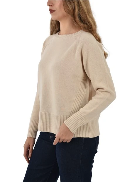 MAGLIA IN LANA CELIA DONNA BIANCO