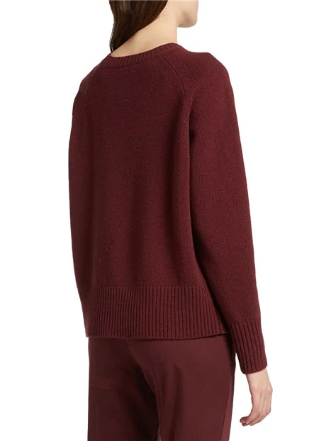 MAGLIA IN LANA CELIA DONNA BORDEAUX