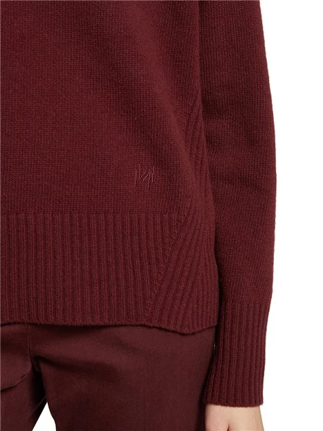 MAGLIA IN LANA CELIA DONNA BORDEAUX