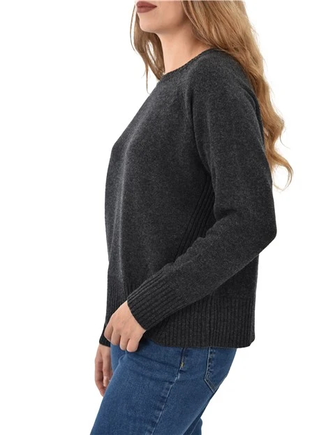 MAGLIA IN LANA CELIA DONNA ANTRACITE