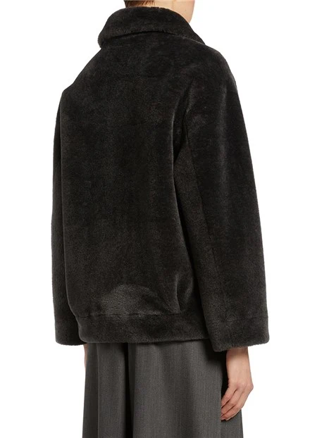 CAPPOTTO CORTO MONTONE FRESA DONNA ANTRACITE