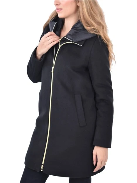 PIUMINO IMBOTTITO PANNO SOFT DONNA NERO