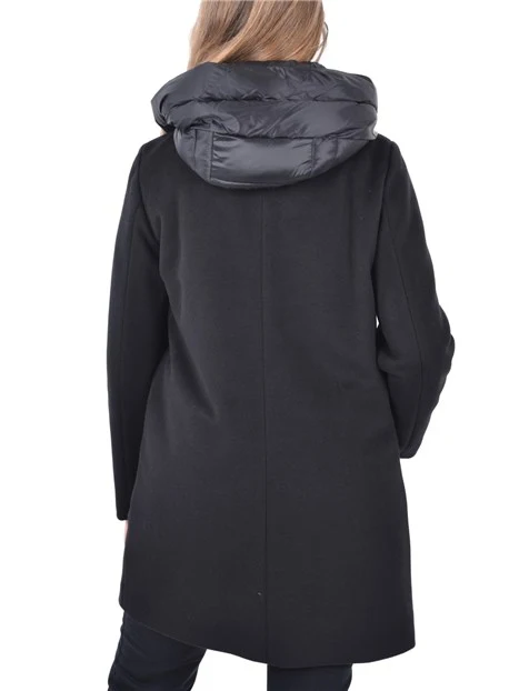 PIUMINO IMBOTTITO PANNO SOFT DONNA NERO