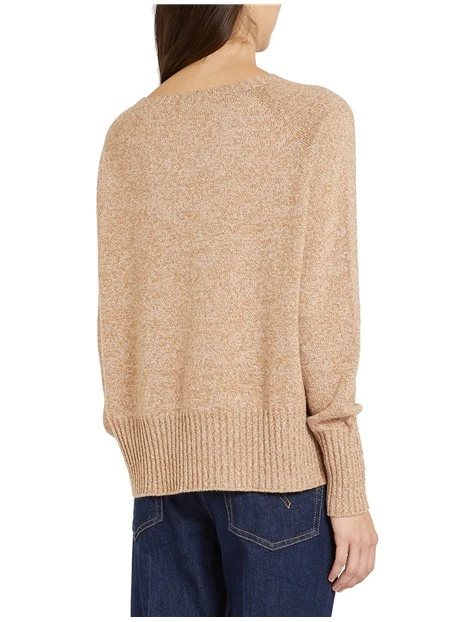 MAGLIA GIROCOLLO SPIDER DONNA BEIGE