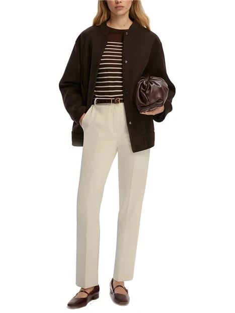 PANTALONE A SIGARETTA DONNA AVORIO