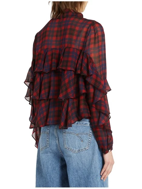 BLUSA CON SCOLLO A V GALA DONNA ROSSO