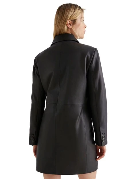 GIACCA IN PELLE PALOMBO DONNA NERO