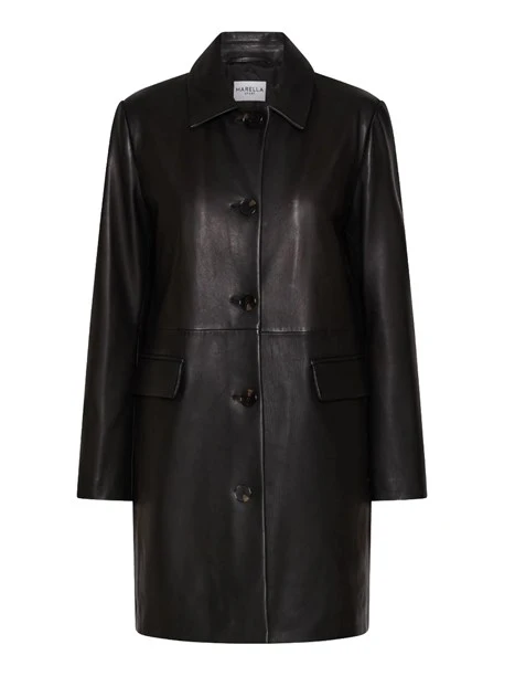 GIACCA IN PELLE PALOMBO DONNA NERO