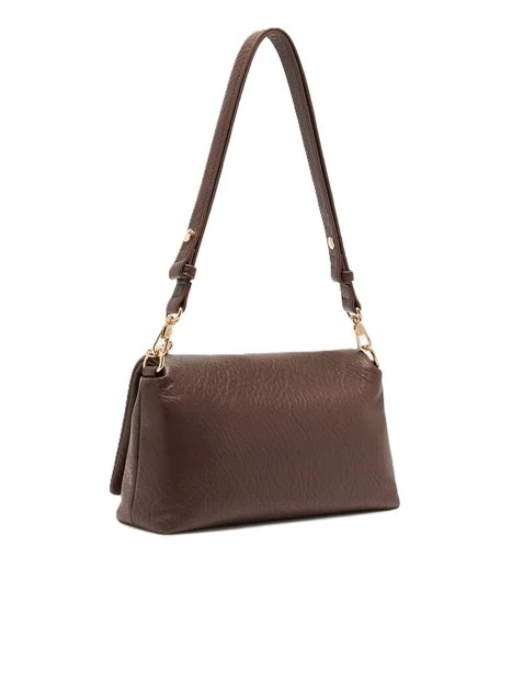 BORSA A SPALLA CON MANICO A CATENA RIMOVIBILE DONNA MARRONE