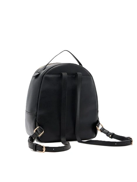 ZAINO CON LOGO A RILIEVO DONNA NERO