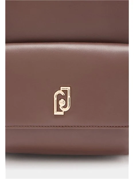 ZAINO CON TASCA FRONTALE E POCHETTE REMOVIBILE DONNA MARRONE