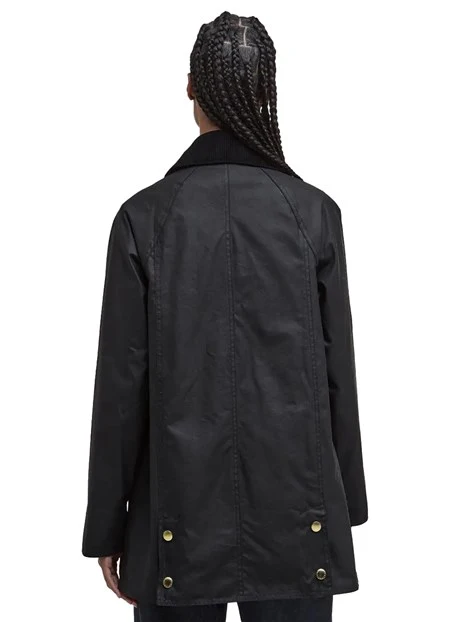 GIACCA CERATA MODERN BEADNELL DONNA NERO