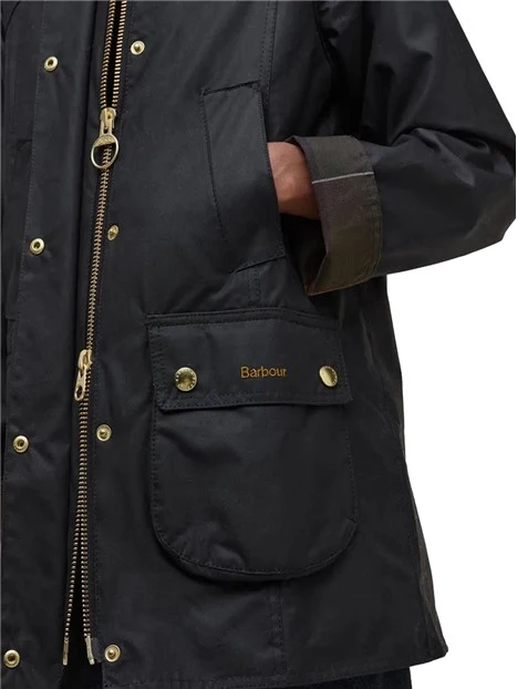 GIACCA CERATA MODERN BEADNELL DONNA NERO