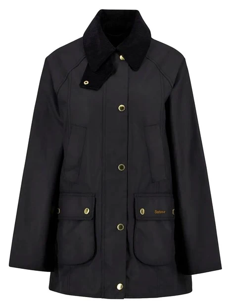 GIACCA CERATA MODERN BEADNELL DONNA NERO