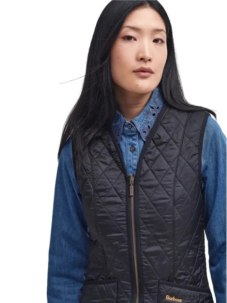 GILET/FODERA IN PILE BETTY DONNA NERO