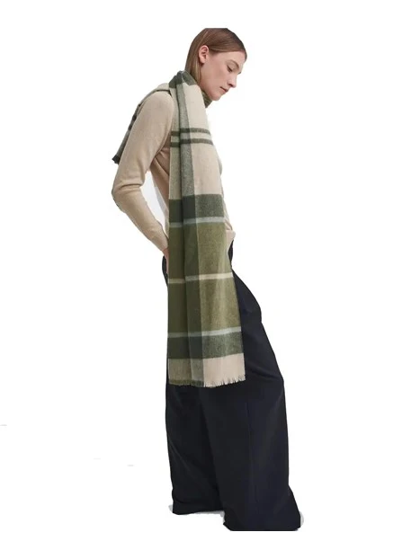 SCIARPA IN TARTAN ROSEFIELD DONNA VERDE