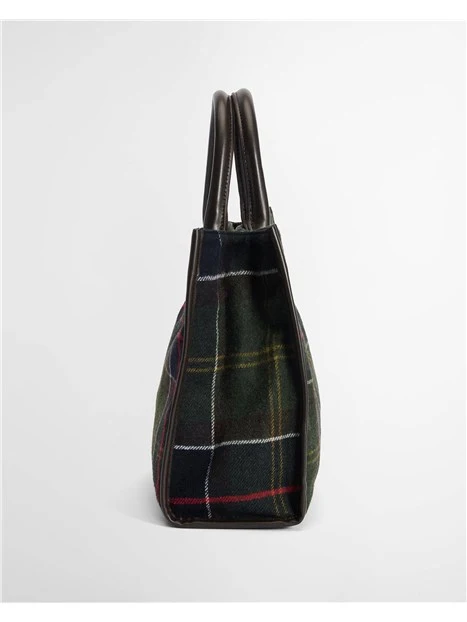BORSA TOTE BARRHIL IN TARTAN