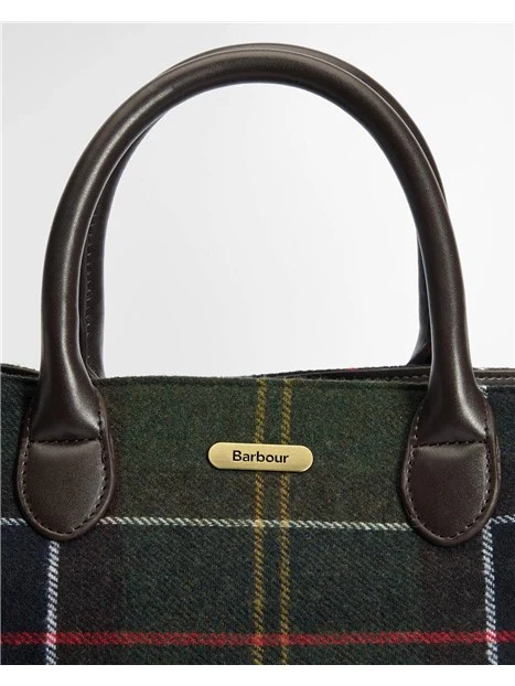 BORSA TOTE BARRHIL IN TARTAN