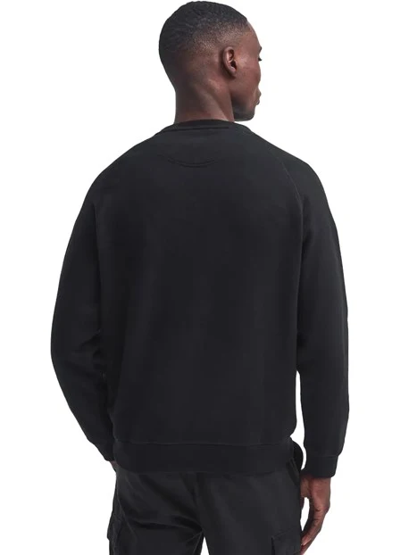 FELPA ESSENTIAL CREW UOMO NERO