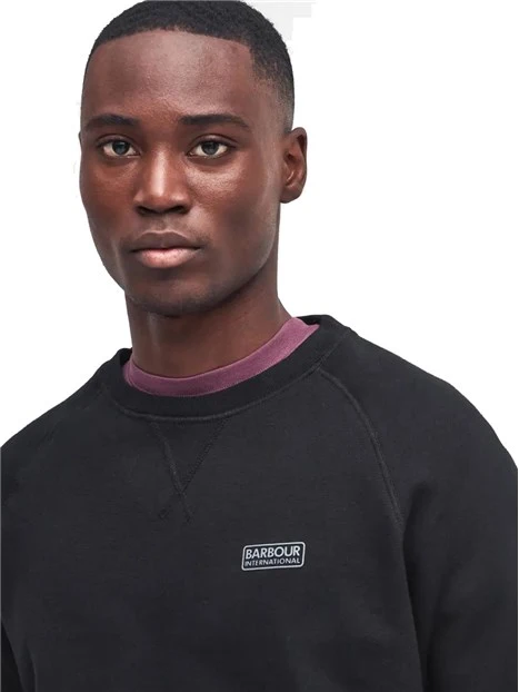 FELPA ESSENTIAL CREW UOMO NERO