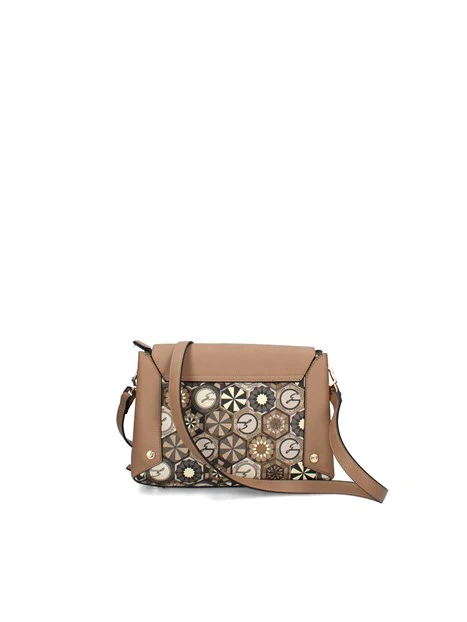 BORSA A SPALLA BINTD8356WZ DONNA BEIGE