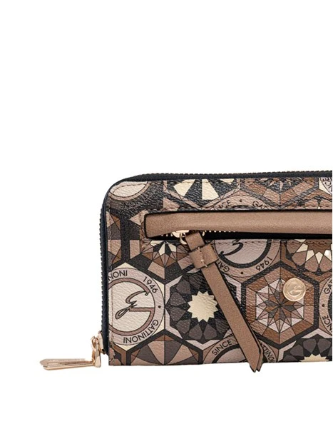 PORTAFOGLIO TEODOSIA DAILY L ZIP DONNA BEIGE