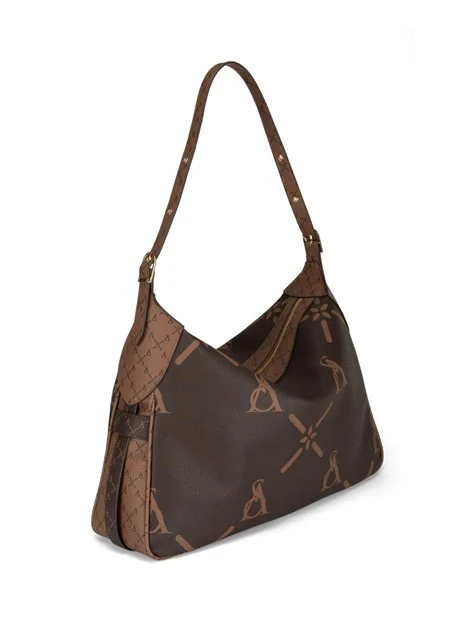 BORSA A SPALLA 17704-MIL-W5B-A DONNA MARRONE