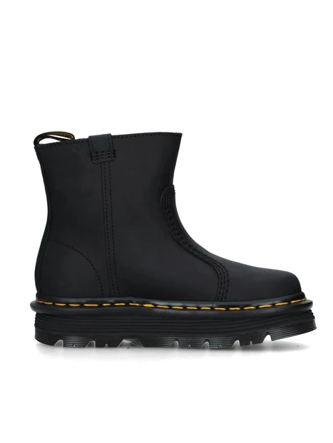 STIVALETTI TACCO BASSO ZEBZAG-RIGGER DONNA NERO