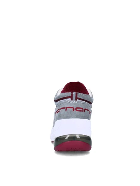 SNEAKERS PLATFORM UP CON LOGO DONNA GRIGIO