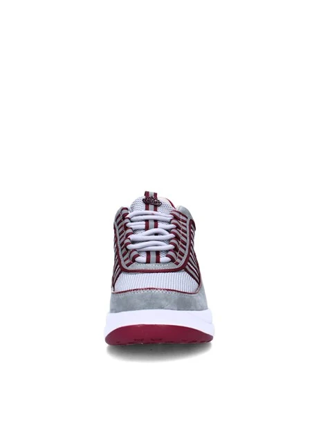 SNEAKERS PLATFORM UP CON LOGO DONNA GRIGIO