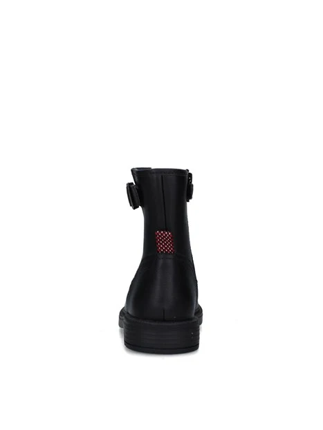 STIVALETTI TACCO BASSO J049QB000BC ECLAIR BAMBINA NERO