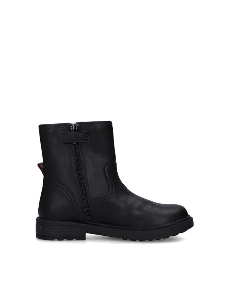 STIVALETTI TACCO BASSO J049QB000BC ECLAIR BAMBINA NERO