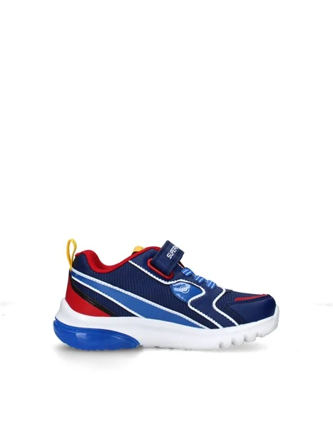 SNEAKERS BASSE J56LBD05411 CIBERDRON BAMBINO BLU ROSSO