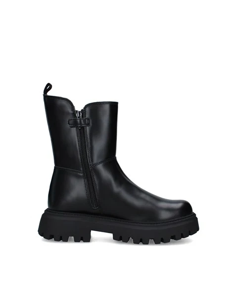 STIVALETTI TACCO BASSO MAQUINNENS J56M6D0CNNH BAMBINA MARRONE